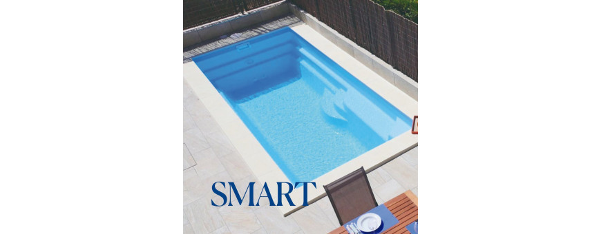 Les piscines à coques "Smart" : pour les petits espaces